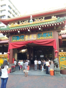 Kwan Im Thong Hood Cho Temple right around the corner from my building